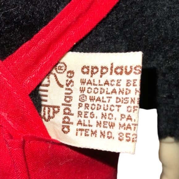 Vintage Mickey Mouse Plush Doll-1981 by Applause - Picture 2 of 6